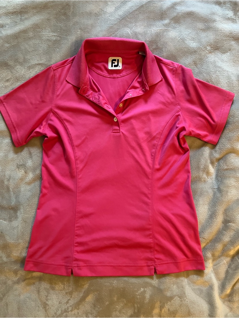 FootJoy Women's Hot Pink Short Sleeve Polo